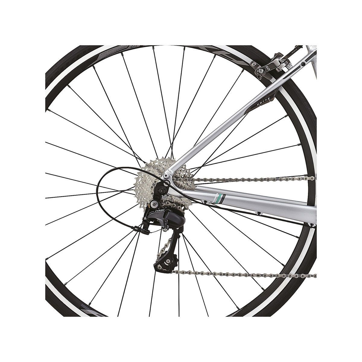 Specialized Dolce Comp C2 EQ, Gloss Silver/Charcoal/Emerald/White - Bild 4