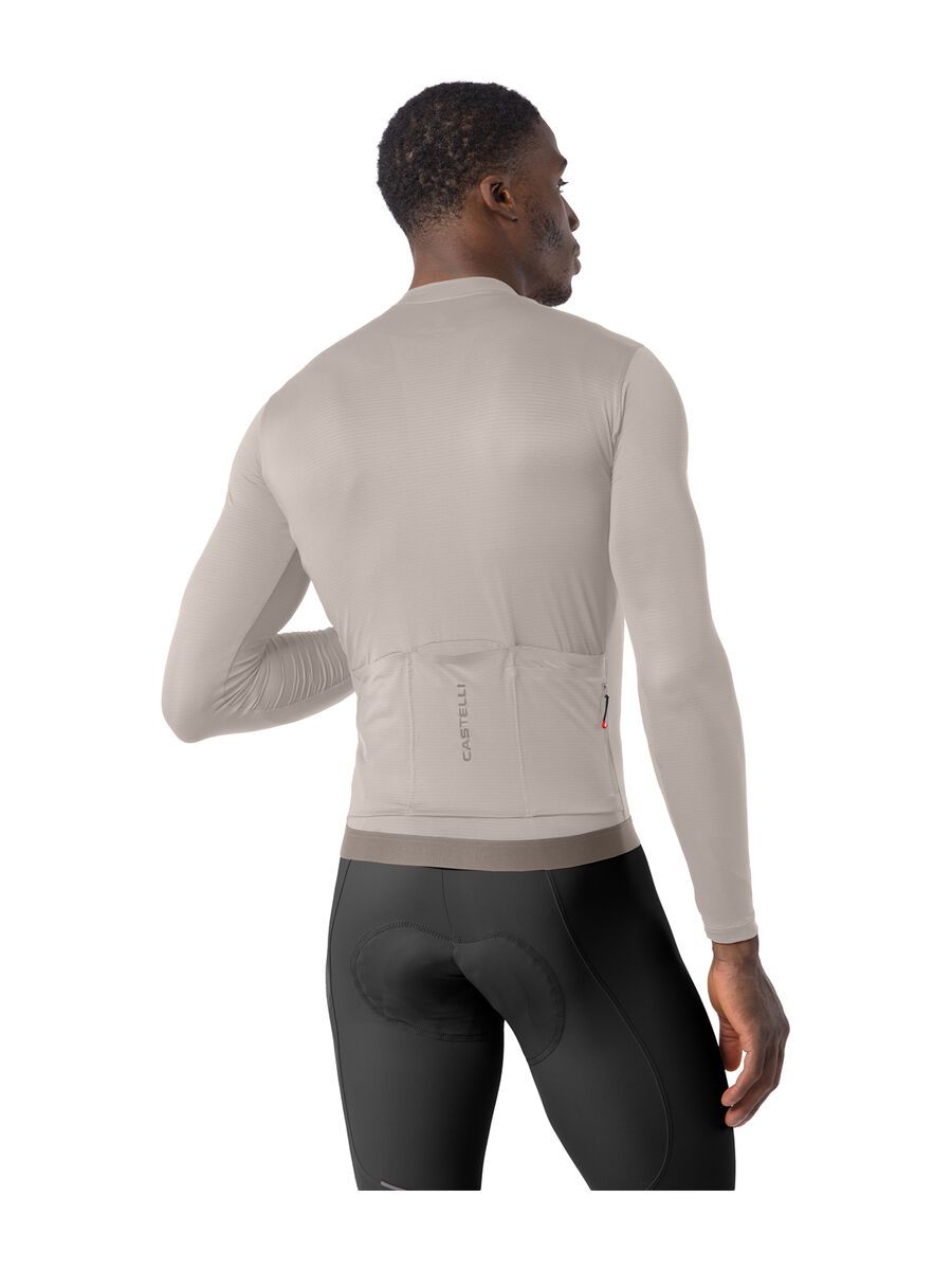 Castelli Espresso 2 LS Jersey, silver moon - Bild 3