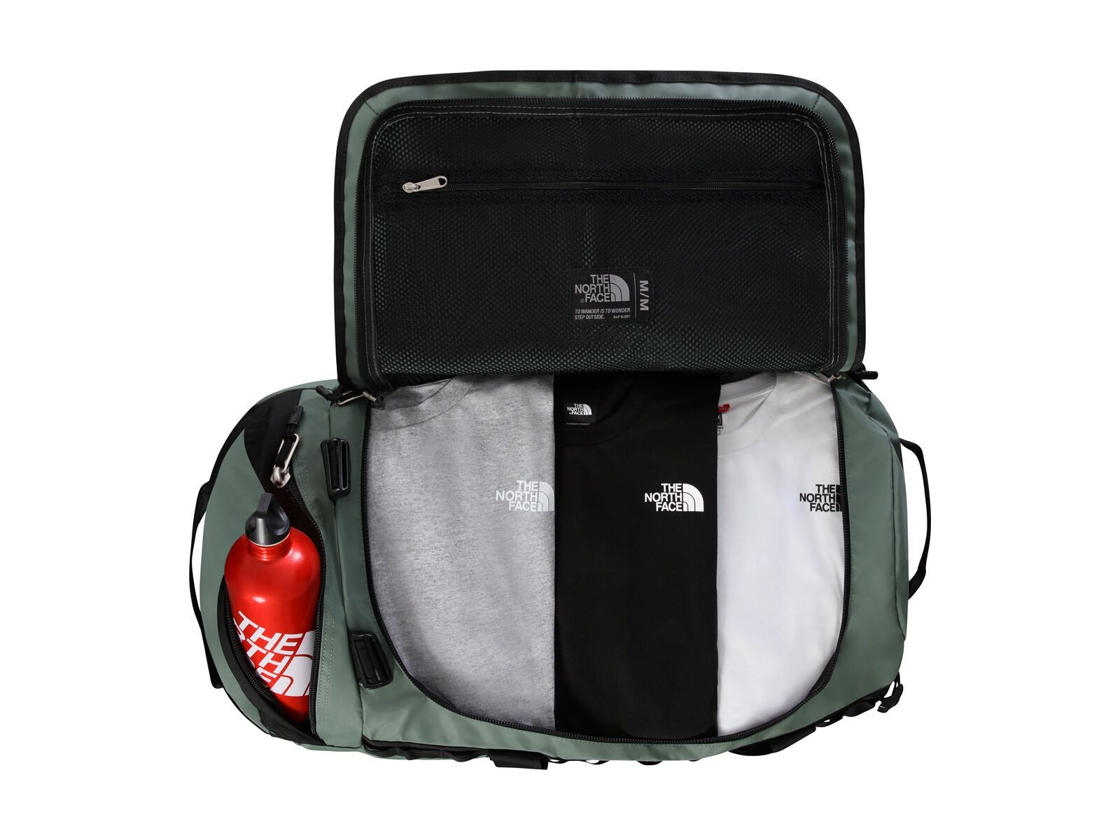 The North Face Base Camp Duffel - M, laurel wreath green/tnf black - Bild 2