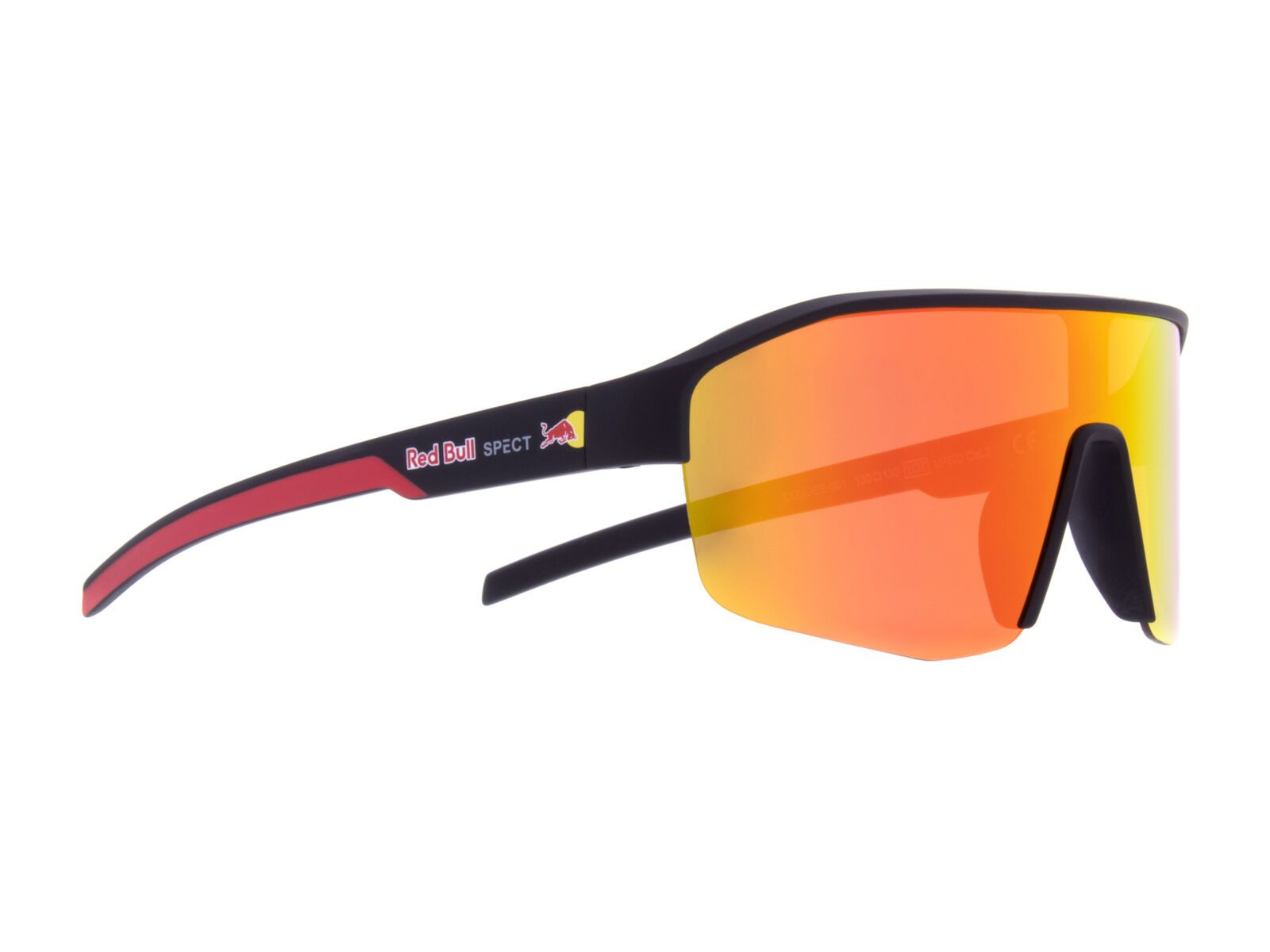 Red Bull Spect Eyewear Dundee, Brown Red Mirror / black - Bild 1
