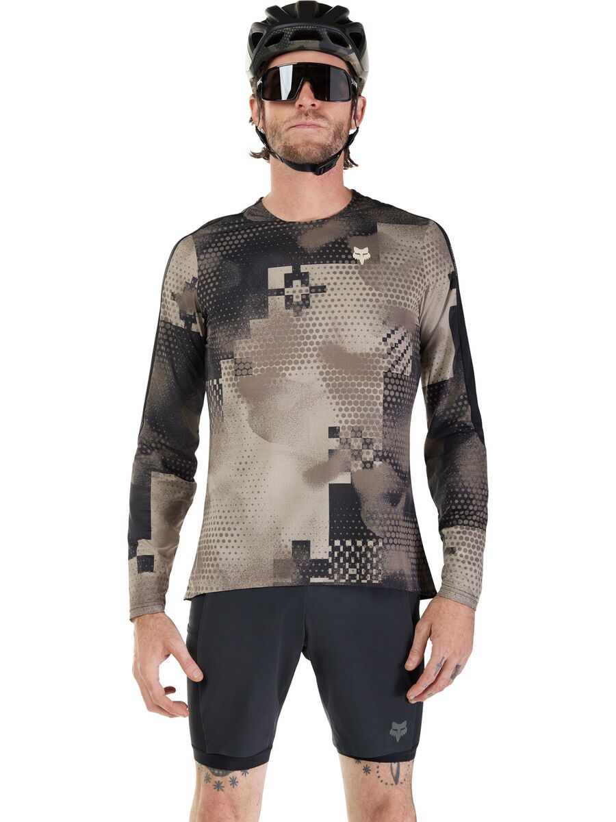 Fox Flexair Ascent LS Jersey Pulse, sand - Bild 3