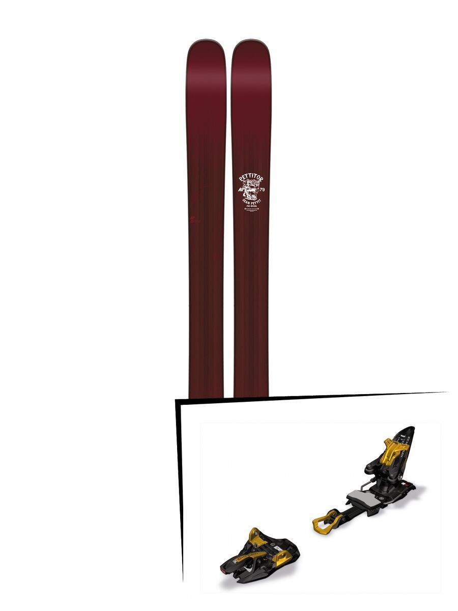 K2 SKI Set: Pettitor 2016 + Marker Kingpin 13 - Bild 1