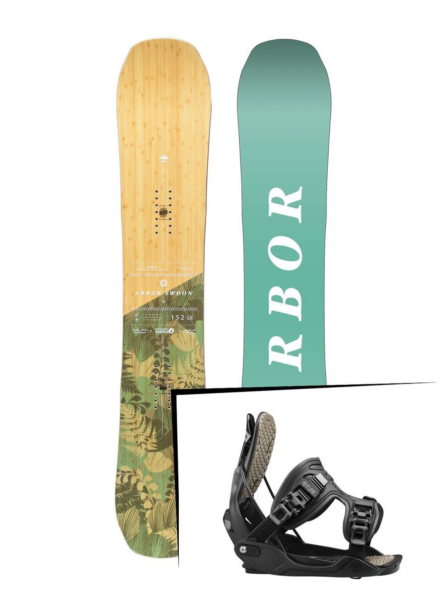 Set: Arbor Swoon Rocker 2017 + Flow Haylo (1718435S) - Bild 1