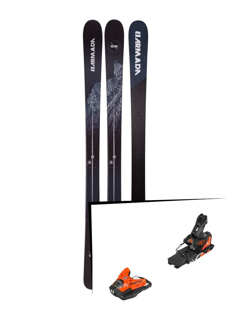 Set: Armada Invictus 89 Ti 2019 + Salomon STH2 WTR 13 orange/black - Bild 1