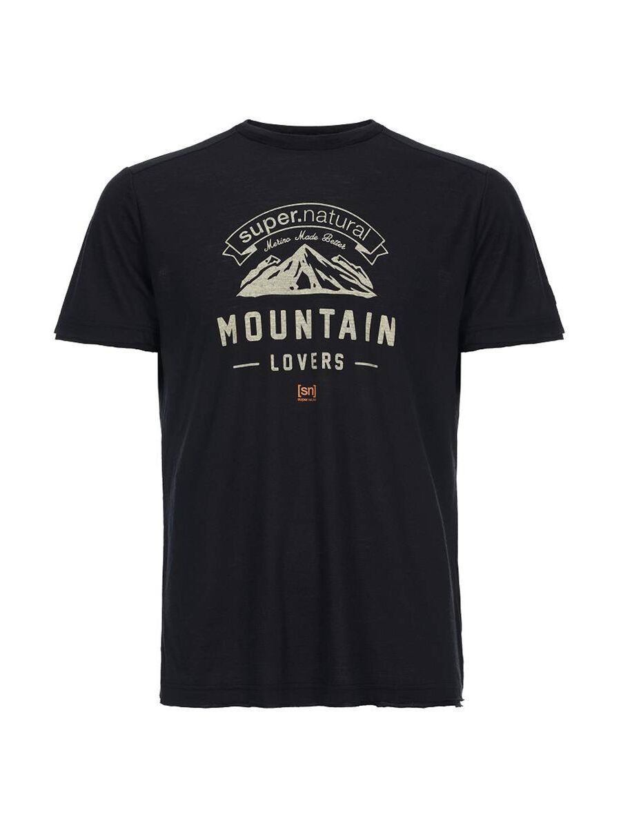 super.natural M Graphic Tee, mountain lovers logo print var1 - Bild 1