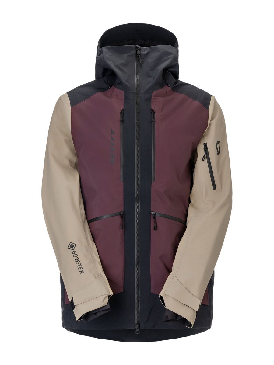 Scott Vertic Gore-Tex 3 Layer Jacket, cocoa red/portobello beige - Bild 1