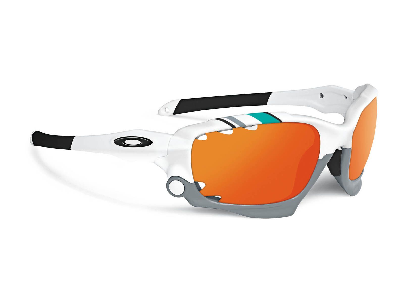 Oakley Racing Jacket 30 Years Sport Special Edition, polished white/fire iridium vented & black iridium - Bild 1