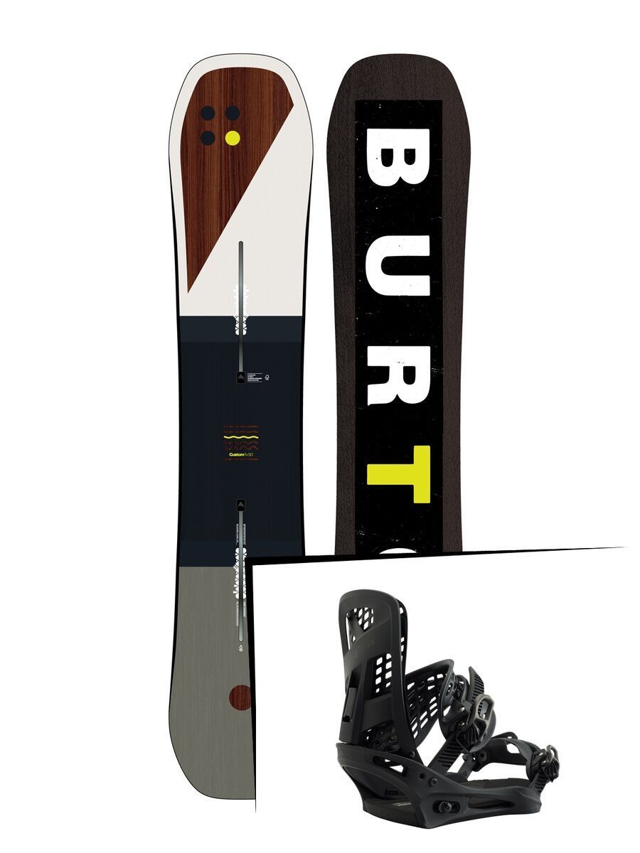 Set: Burton Custom Flying V 2019 +  Genesis (2218324S) - Bild 1
