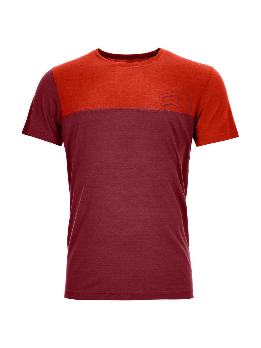 Ortovox 150 Logo blood dark T-Shirt, Cool