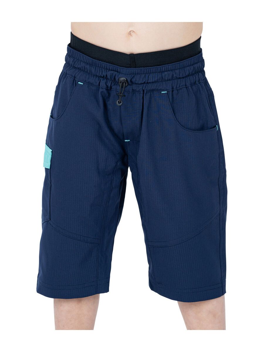 Cube Junior Baggy Shorts inkl. Innenhose, blue´n´mint - Bild 2