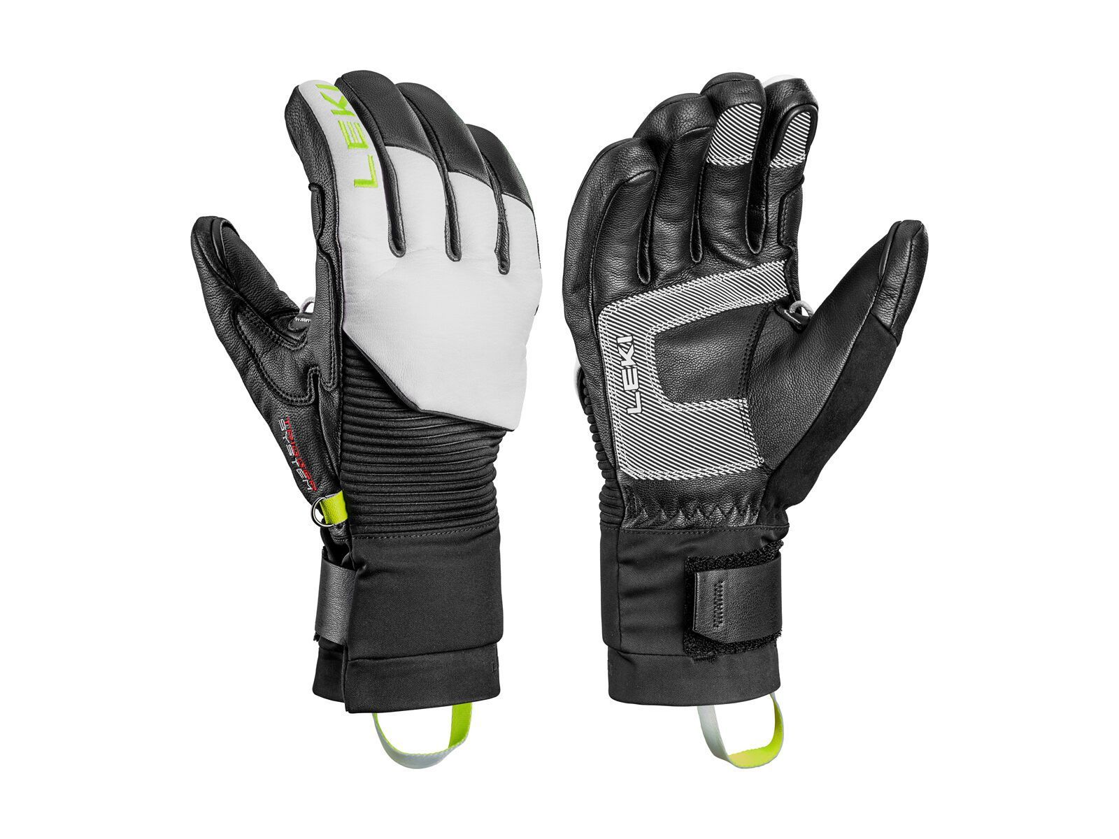 Leki Hevon Pro 3D, white/black/ice lemon - Bild 1