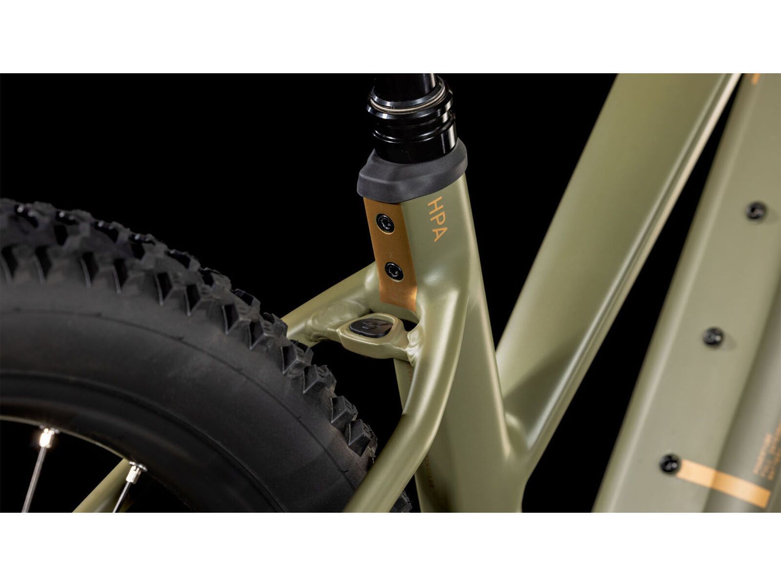 Cube Reaction Hybrid Pro 800 Trapeze 27.5, dustyolive´n´gold - Bild 4