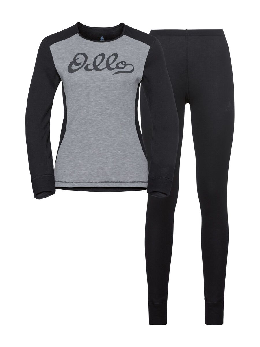 Odlo Set Warm Originals, grey melange/black - Bild 1