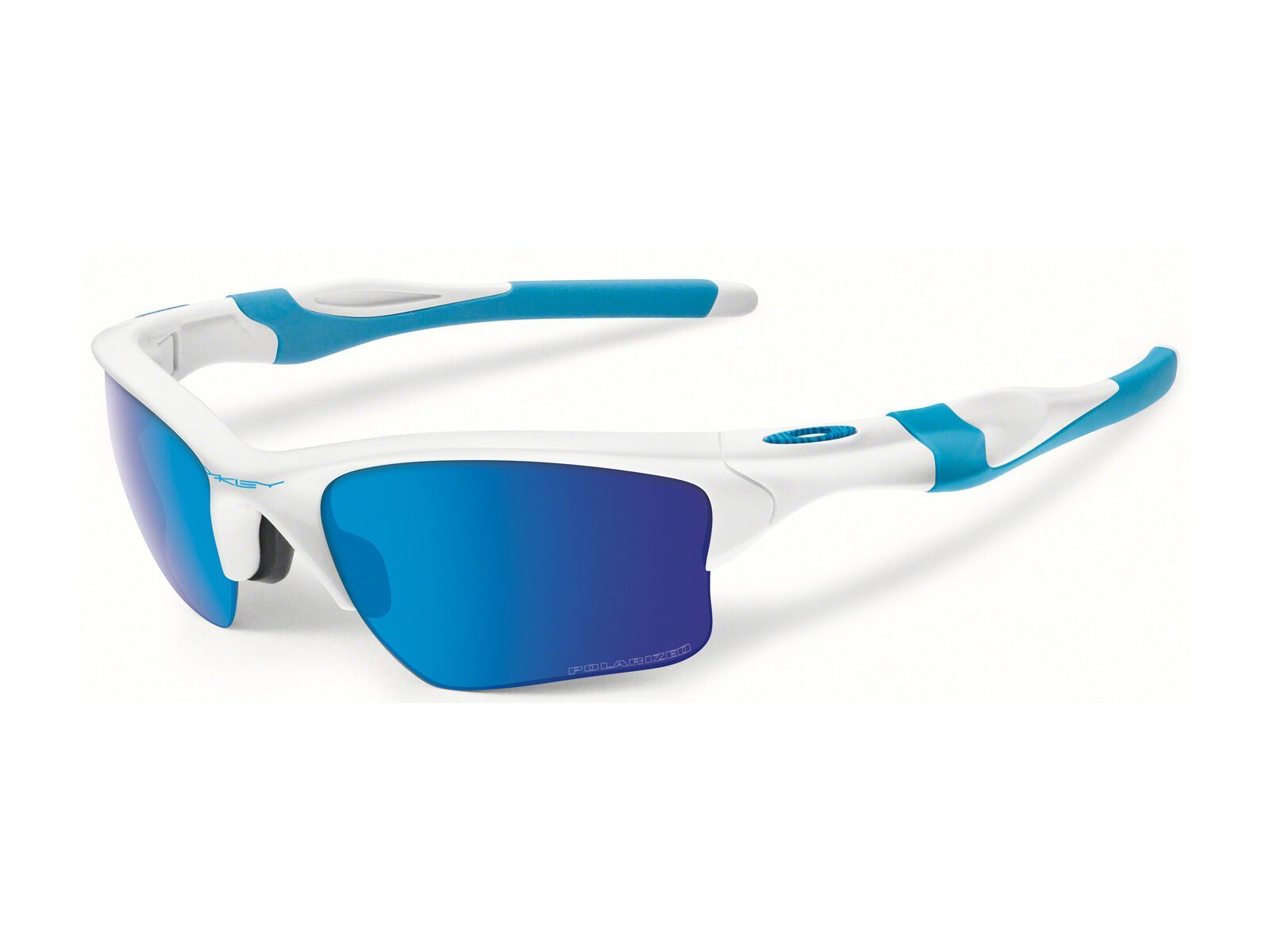 Oakley Half Jacket 2.0 XL Fingerprint, polished white/Lens: sapphire iridium polarized - Bild 1