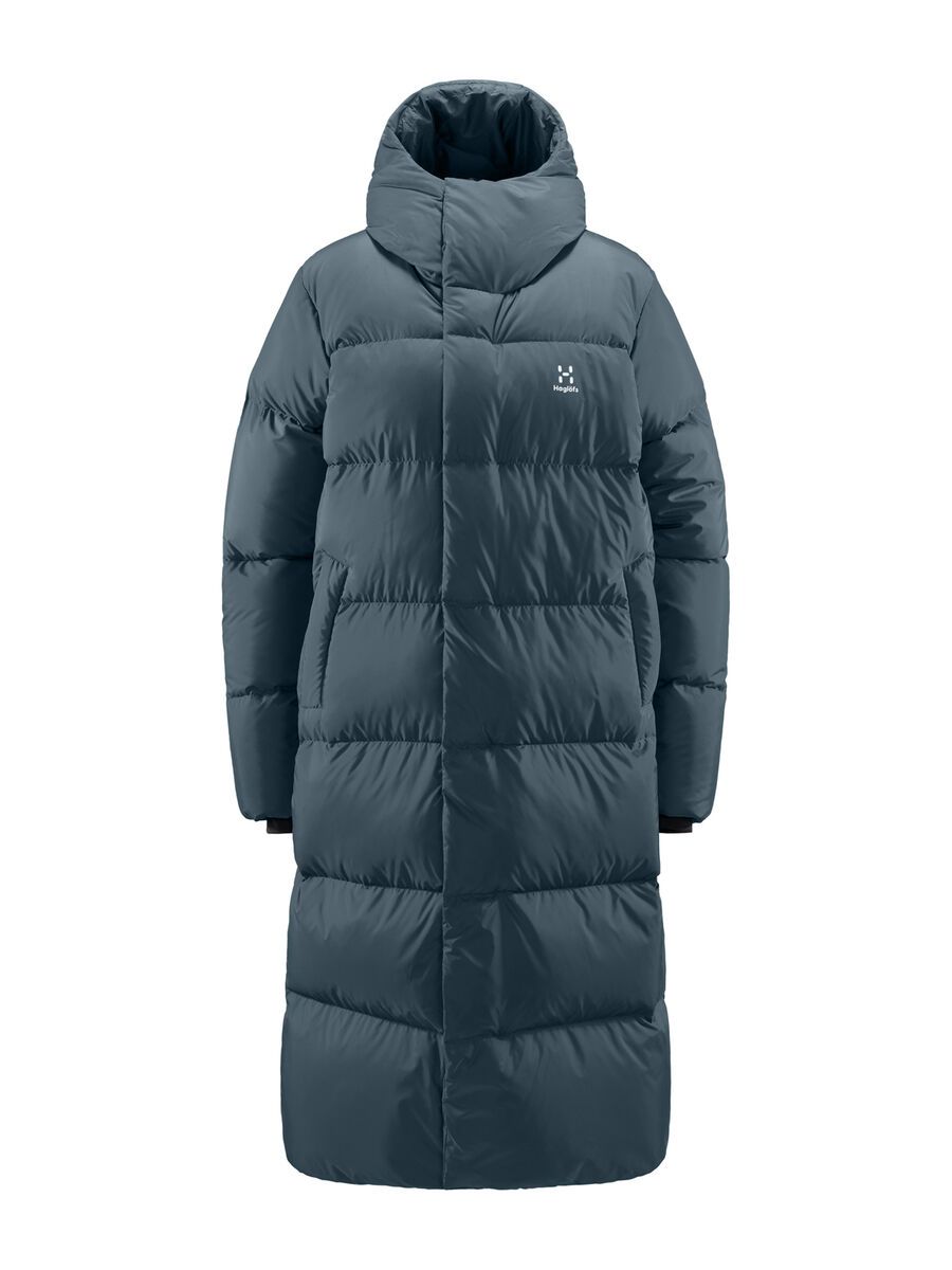 Haglöfs Long Down Parka Women, steel blue - Bild 1