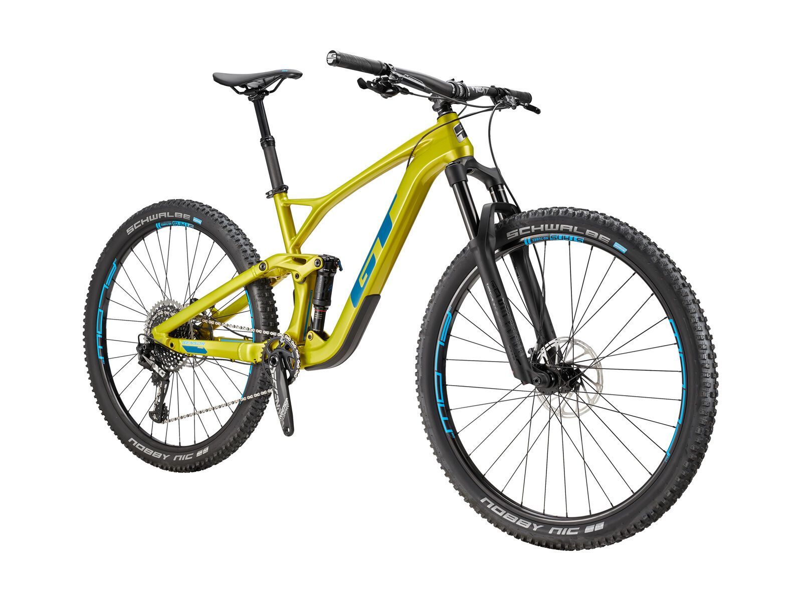 GT Sensor Carbon Pro, gloss lime gold w/ mustang teal and cyan - Bild 3