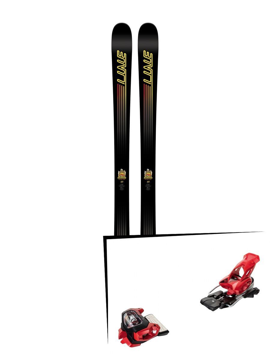Set: Line Honey Badger 2018 + Tyrolia Attack² 18 X GW red - Bild 1