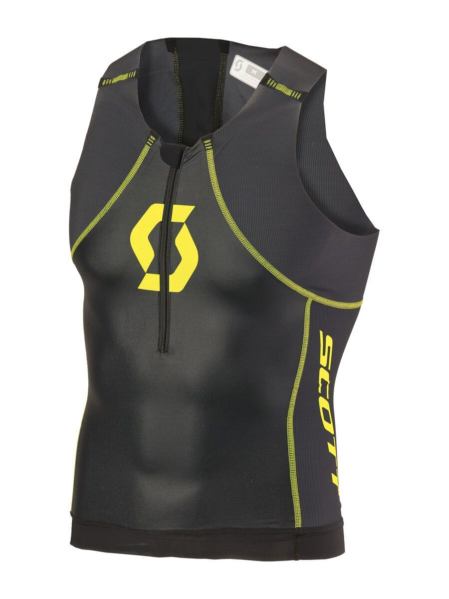 Scott Plasma Tanktop, black/neon yellow - Bild 1