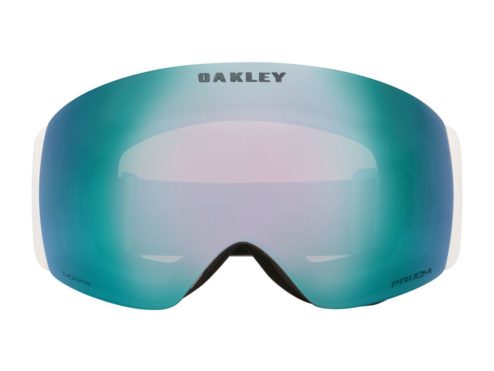 Oakley Flight Deck Pro M, Prizm Snow Sapphire Iridium & Sage Gold / matte white - Bild 3
