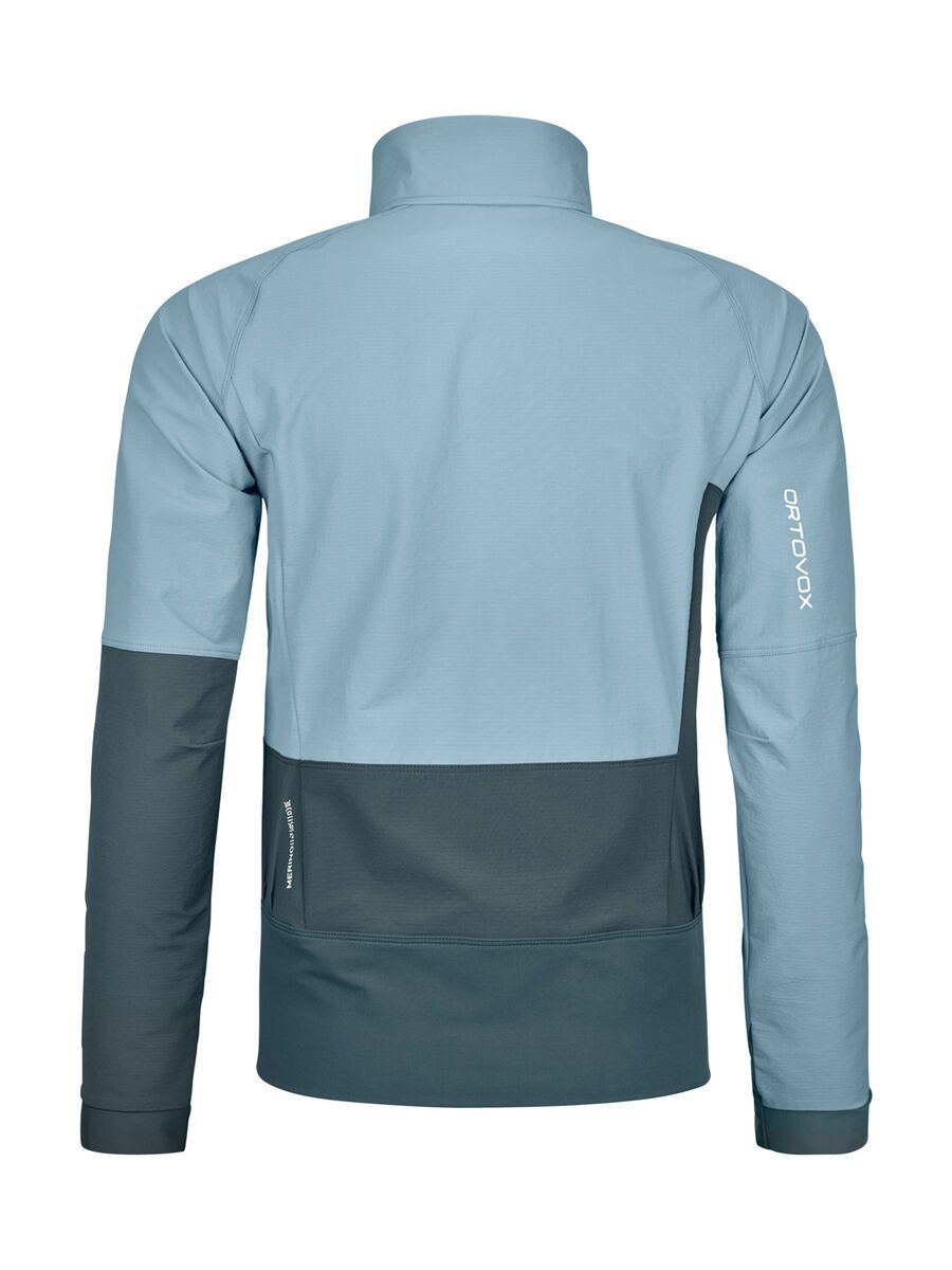 Ortovox Merino Airsolation Punta Berrino Jacket W, glacier grey - Bild 2