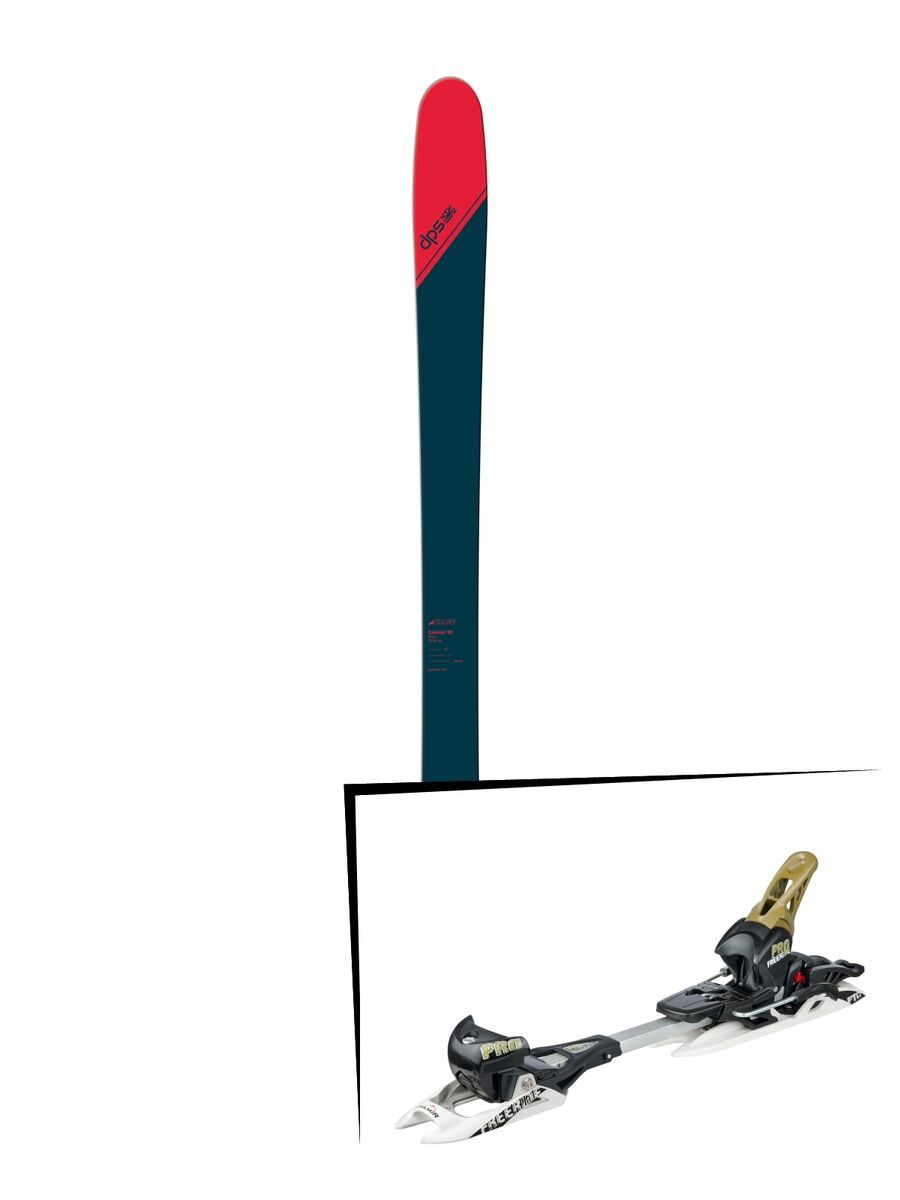 Set: DPS Skis Cassiar 95 Tour1 2018 + Fritschi Diamir Freeride Pro schwarz/oliv - Bild 1
