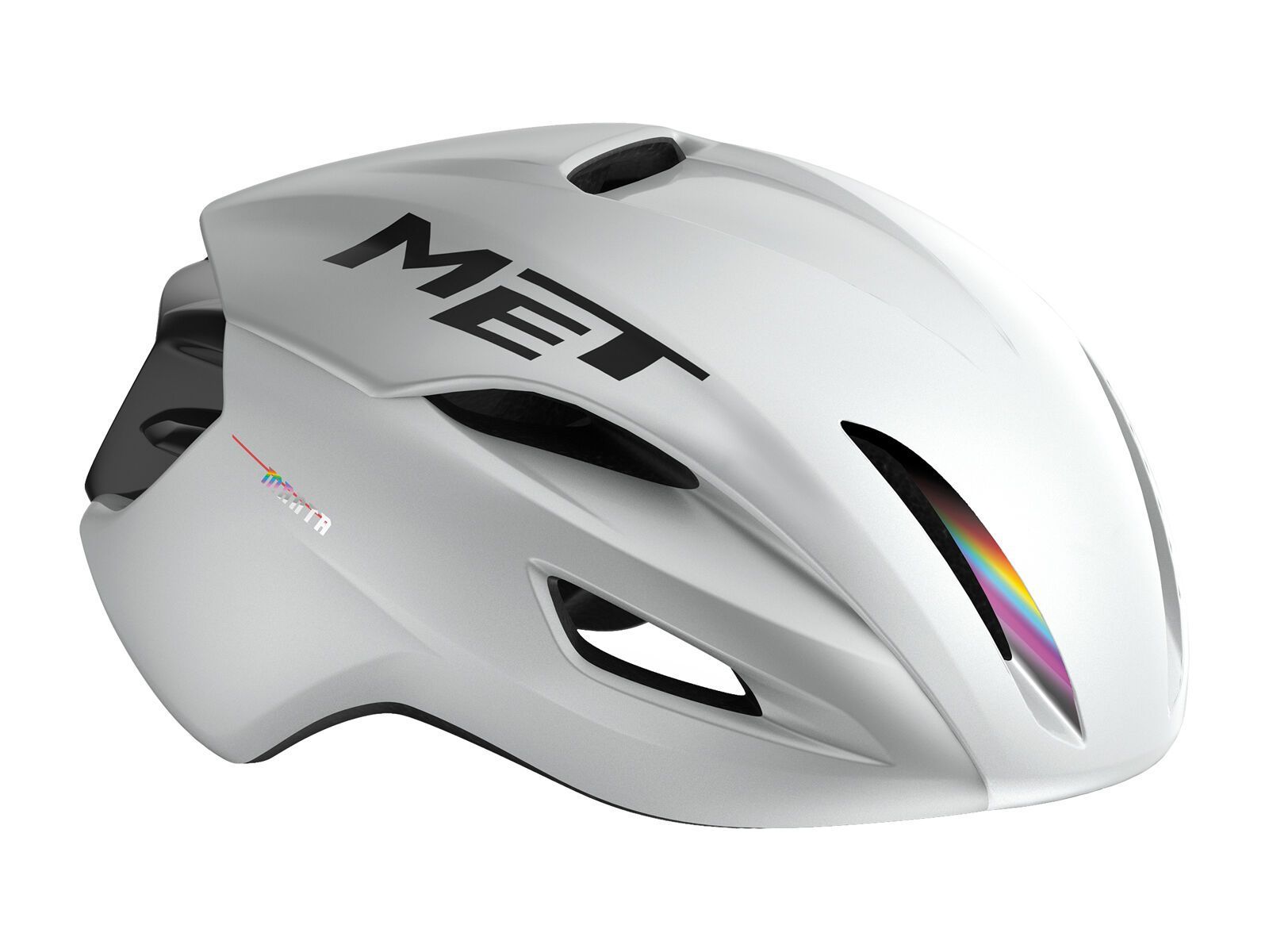 MET Manta MIPS, white/holographic glossy - Bild 1