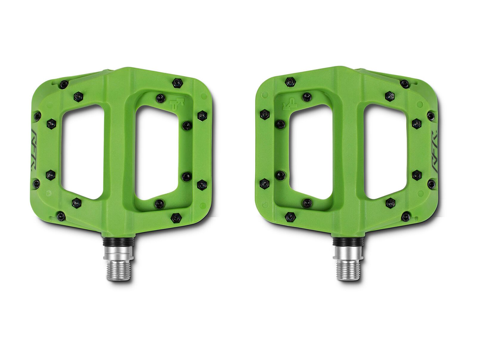 Cube RFR Pedale Flat HPP Race, green - Bild 1