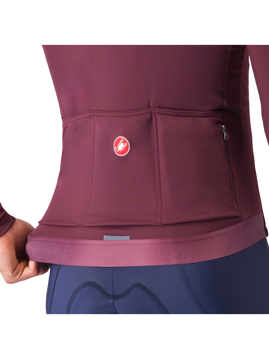 Castelli Espresso Thermal Jersey, deep bordeaux - Bild 5