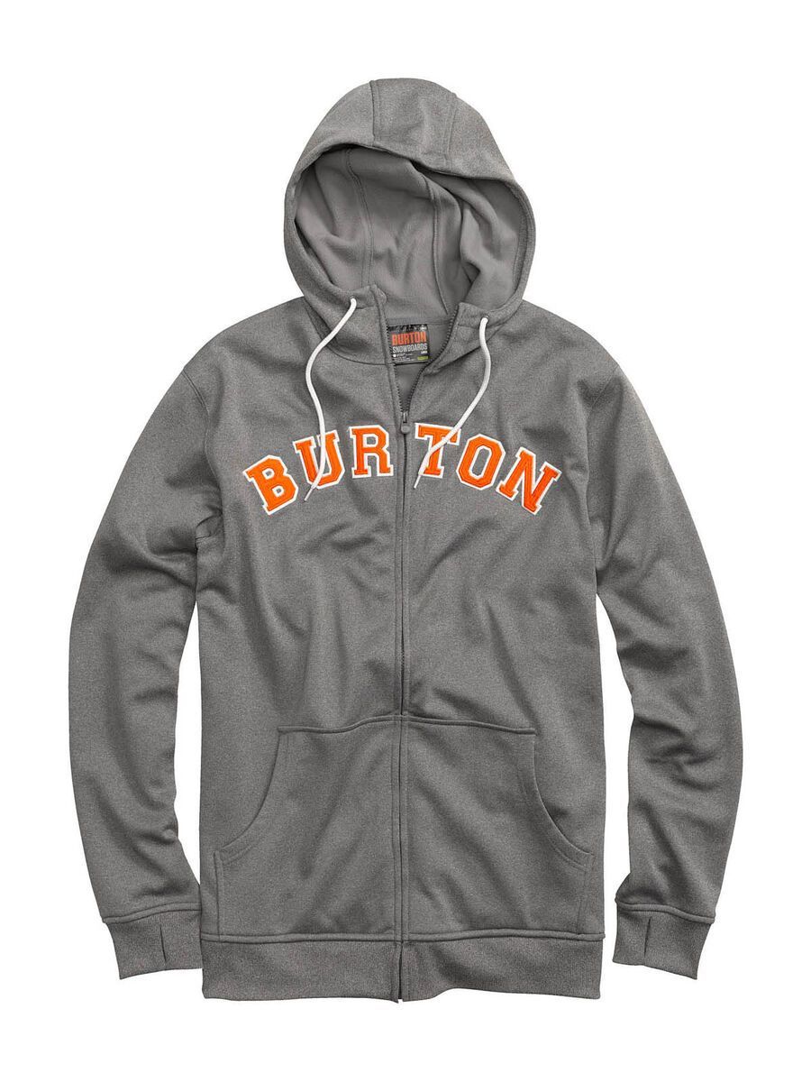 Burton Premium Bonded Hoodie, Gray Heather - Bild 1