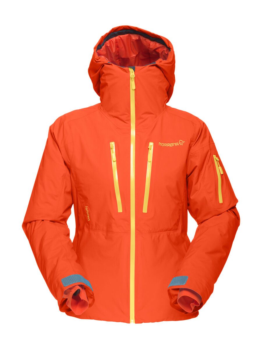 Norrona Women Lofoten Gore-Tex PrimaLoft Jacket, magma - Bild 1