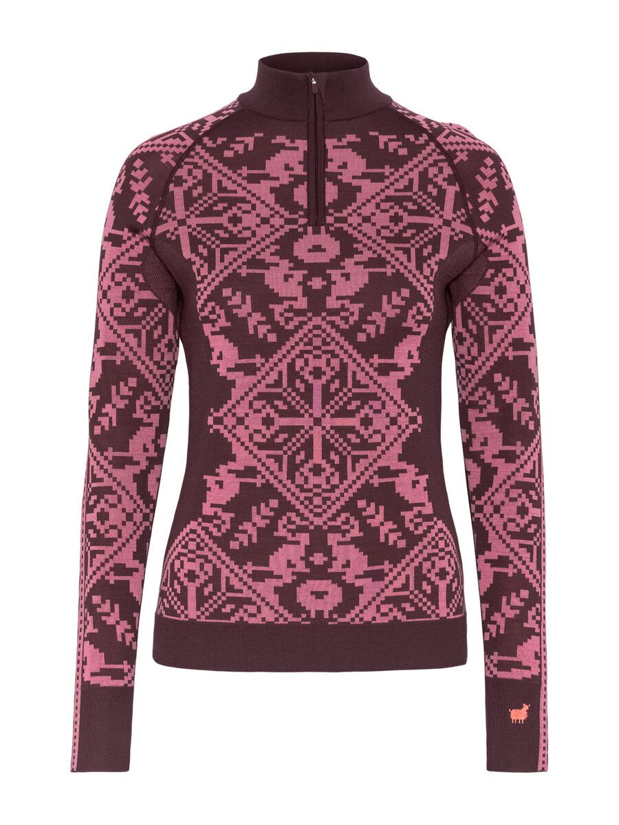 Kari Traa Saga Half Zip, cocoa powder - Bild 1