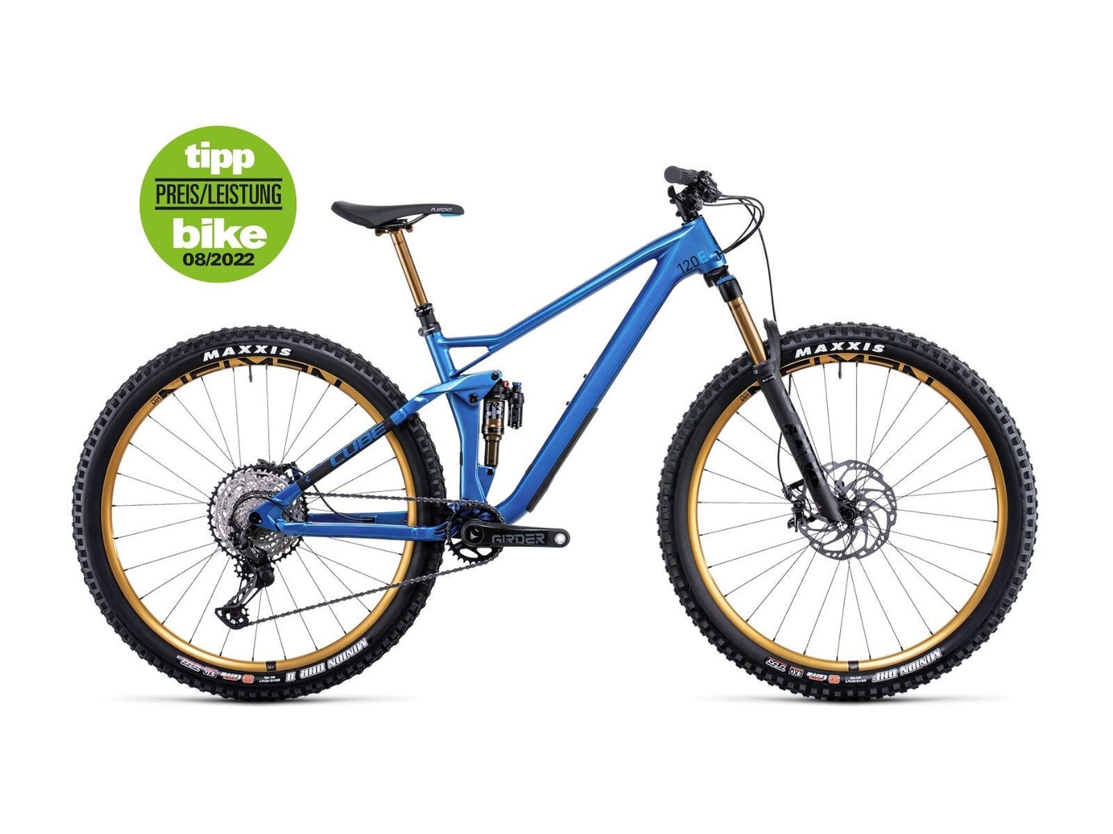 Cube Stereo 120 HPC EX 29, metalblue´n´blue - Bild 1