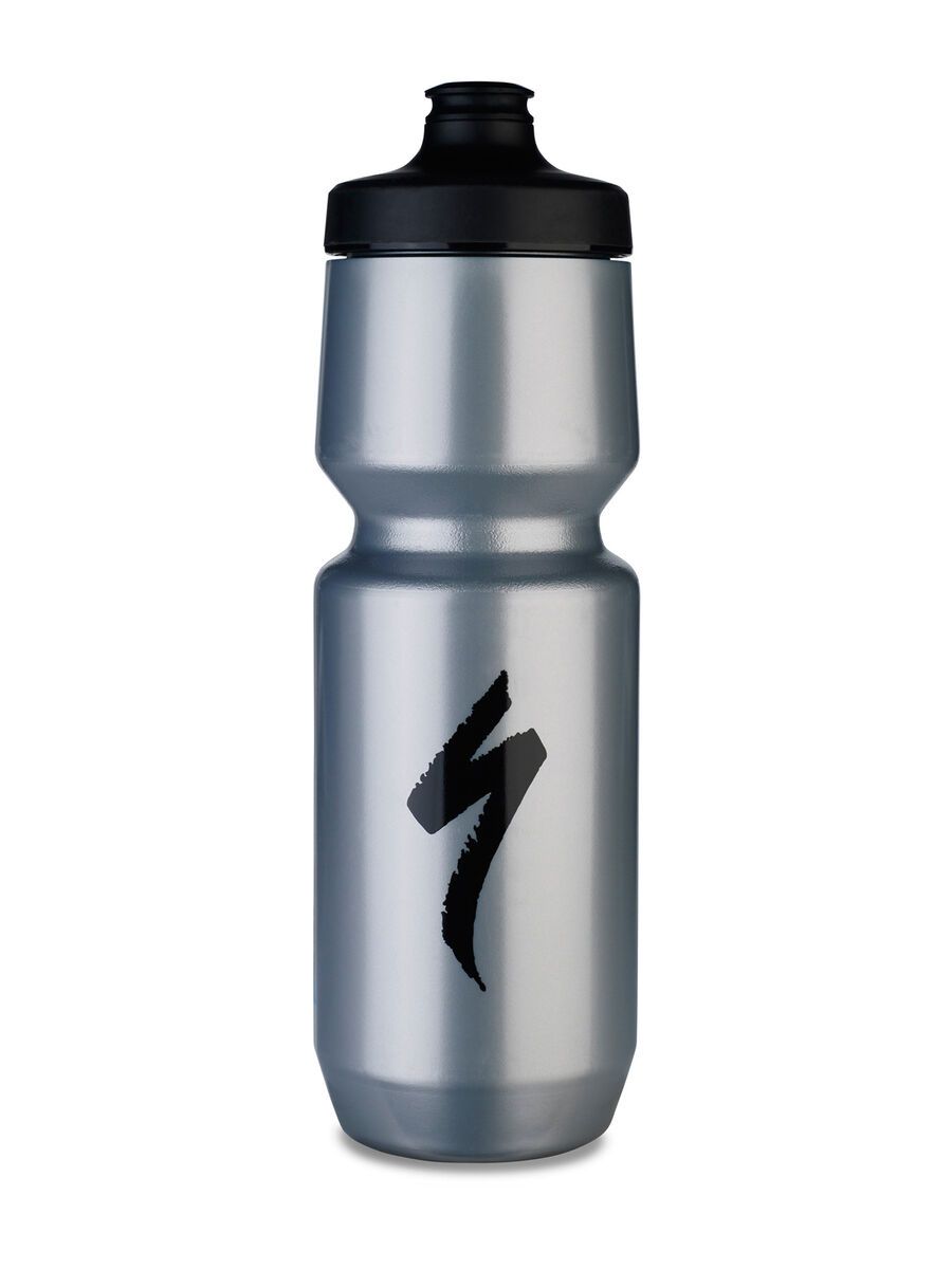 *** 2. Wahl *** Specialized Purist WaterGate Water Bottle 26 oz, silver/black - Trinkflasche | - Bild 1