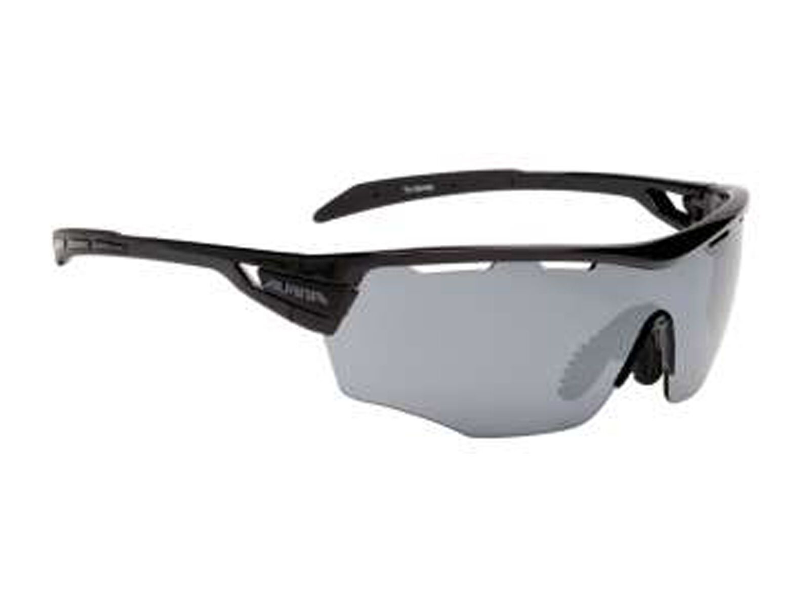 Alpina Tri-Scray Shield inkl. Wechselscheibe, black/Lens: ceramic mirror black - Bild 1