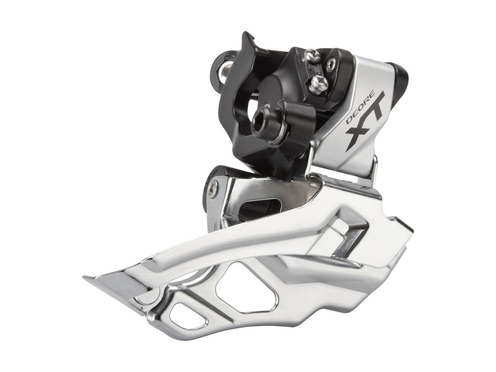 Shimano Umwerfer Deore XT FD-M786 2x10 Down Swing - Dual-Pull, silber - Bild 1