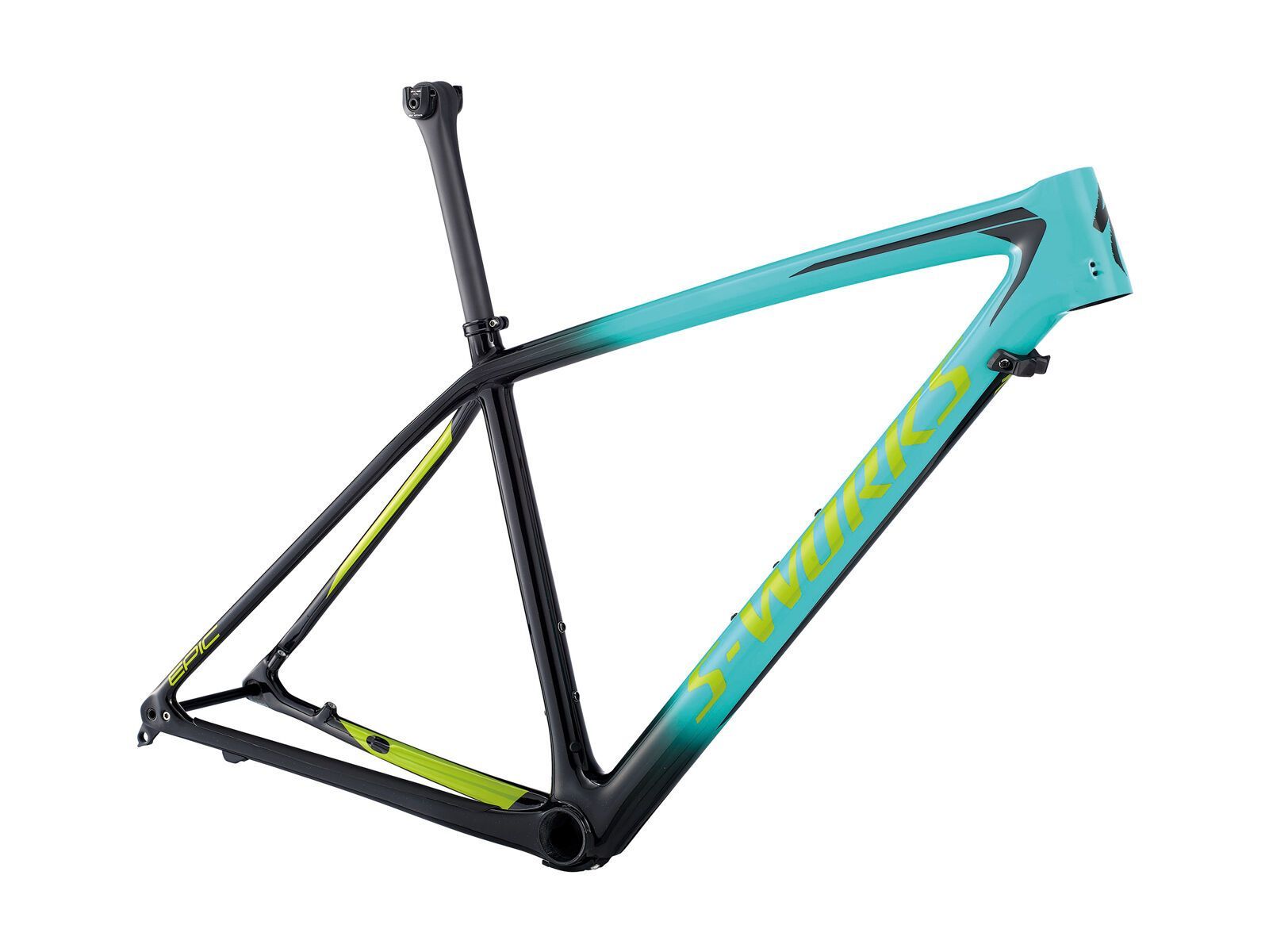 Specialized S-Works Epic HT Carbon 29 Frame, gloss acid mint/cosmic black/hyper green - Bild 1