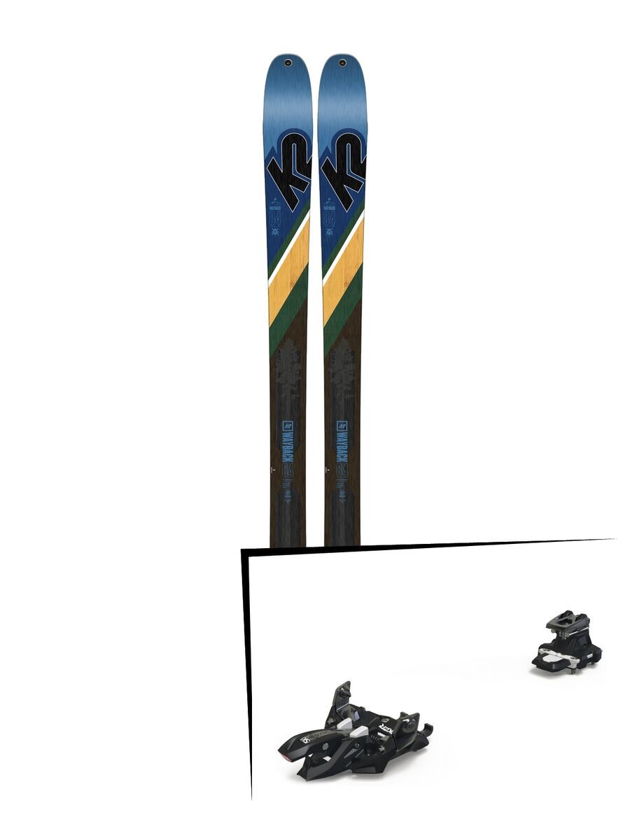 Set: K2 SKI Wayback 84 2019 + Marker Alpinist 12 black/titanium - Bild 1