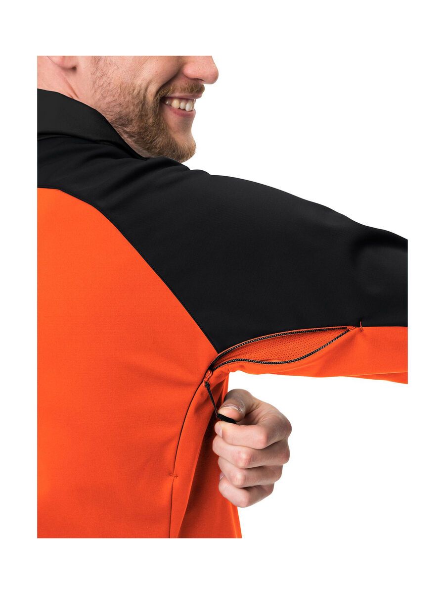 Vaude Men's Posta Softshell Jacket VI, neon orange - Bild 5
