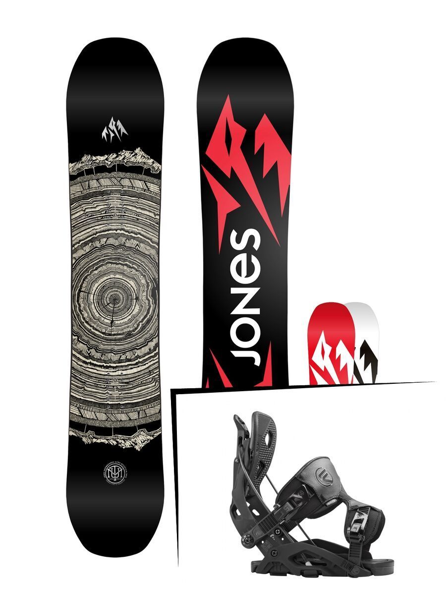 Set: Jones Ultra Mountain Twin 2017 + Flow Fuse (1513139S) - Bild 1