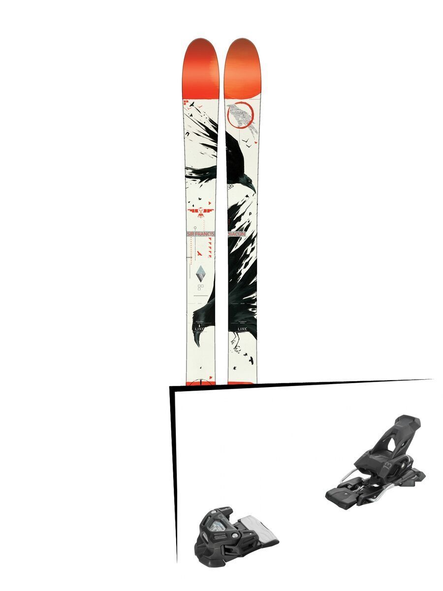 Set: Line Sir Francis Bacon 2016 + Tyrolia Attack 13 110 mm, solid black - Skiset - Bild 1