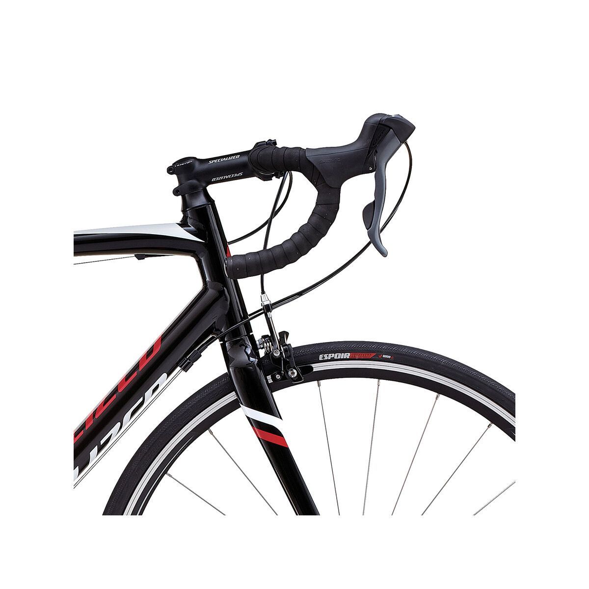 Specialized Allez E5, gloss tarmac black/white/red - Bild 5