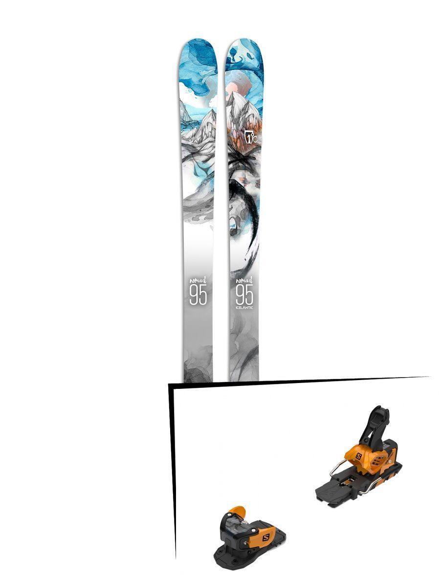 Set: Icelantic Nomad 95 2017 + Salomon Warden MNC 13 (2212344) - Bild 1