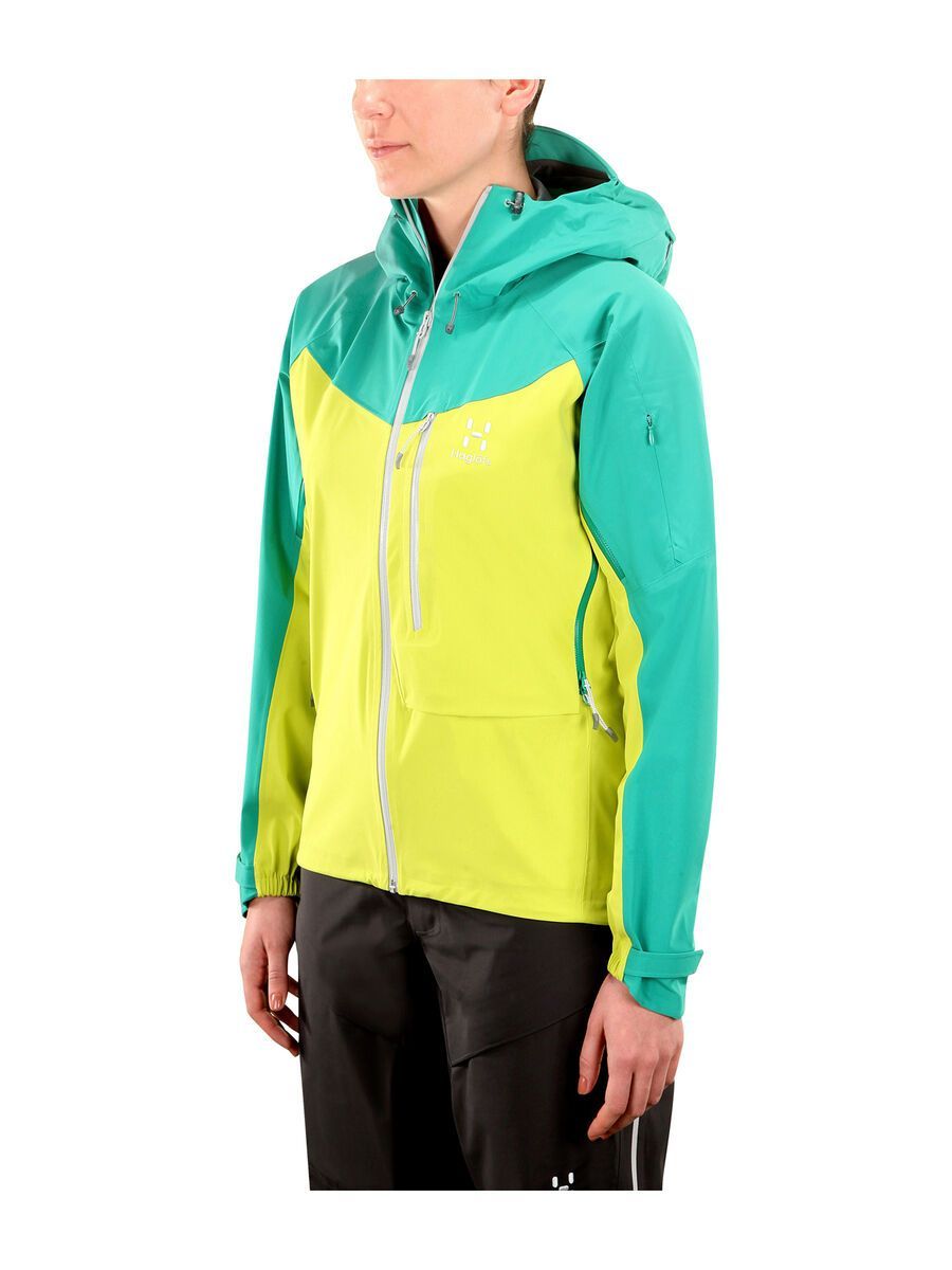 Haglöfs Touring Proof Jacket Women, star dust/crystal lake - Bild 5