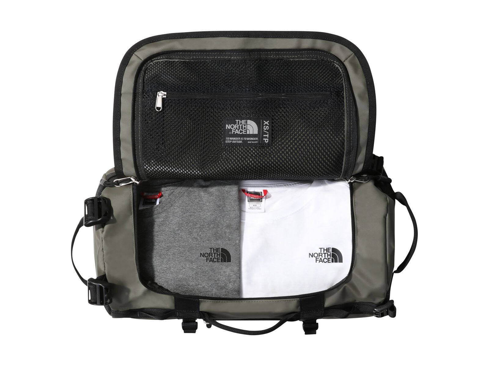 The North Face Base Camp Duffel - XS, new taupe green-tnf black - Bild 3