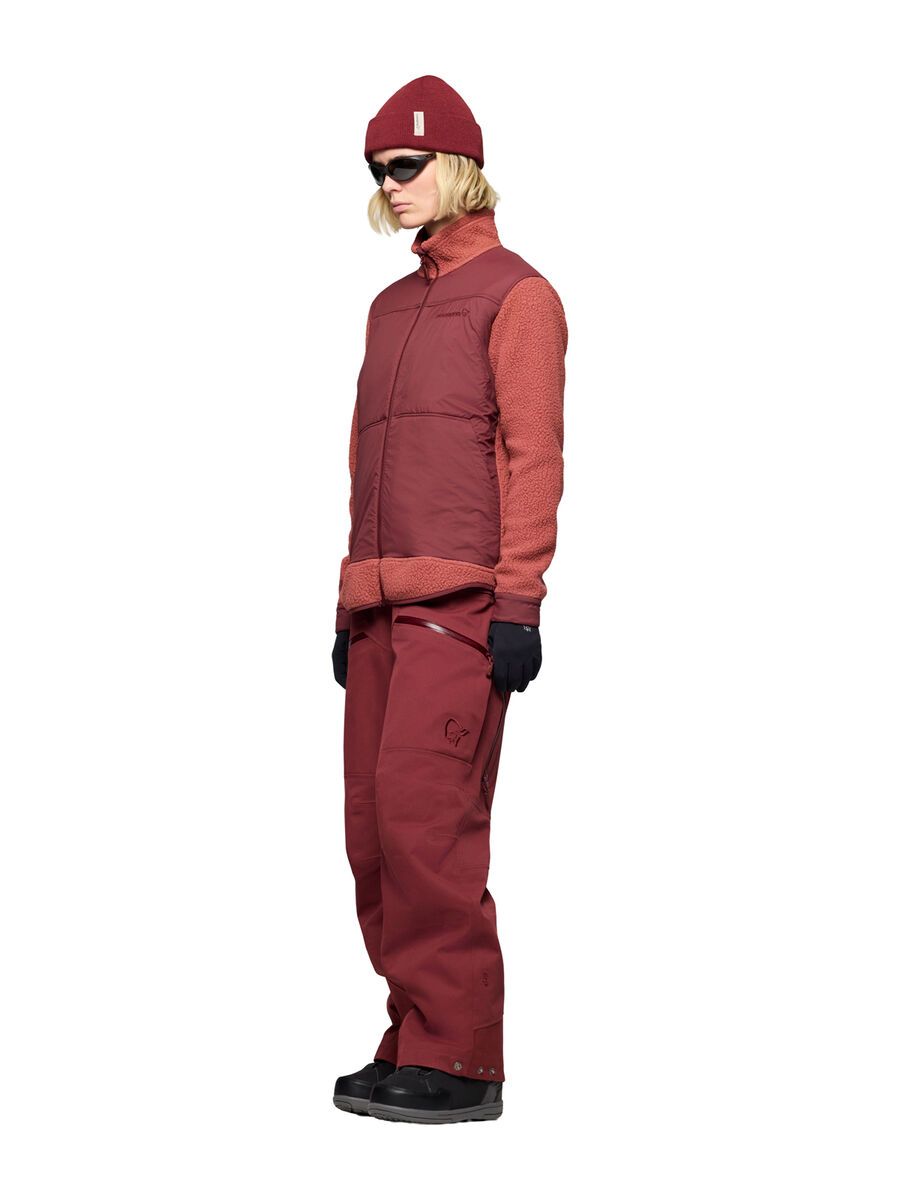 Norrona tamok warm3 Jacket W's, cowhide/port - Bild 5