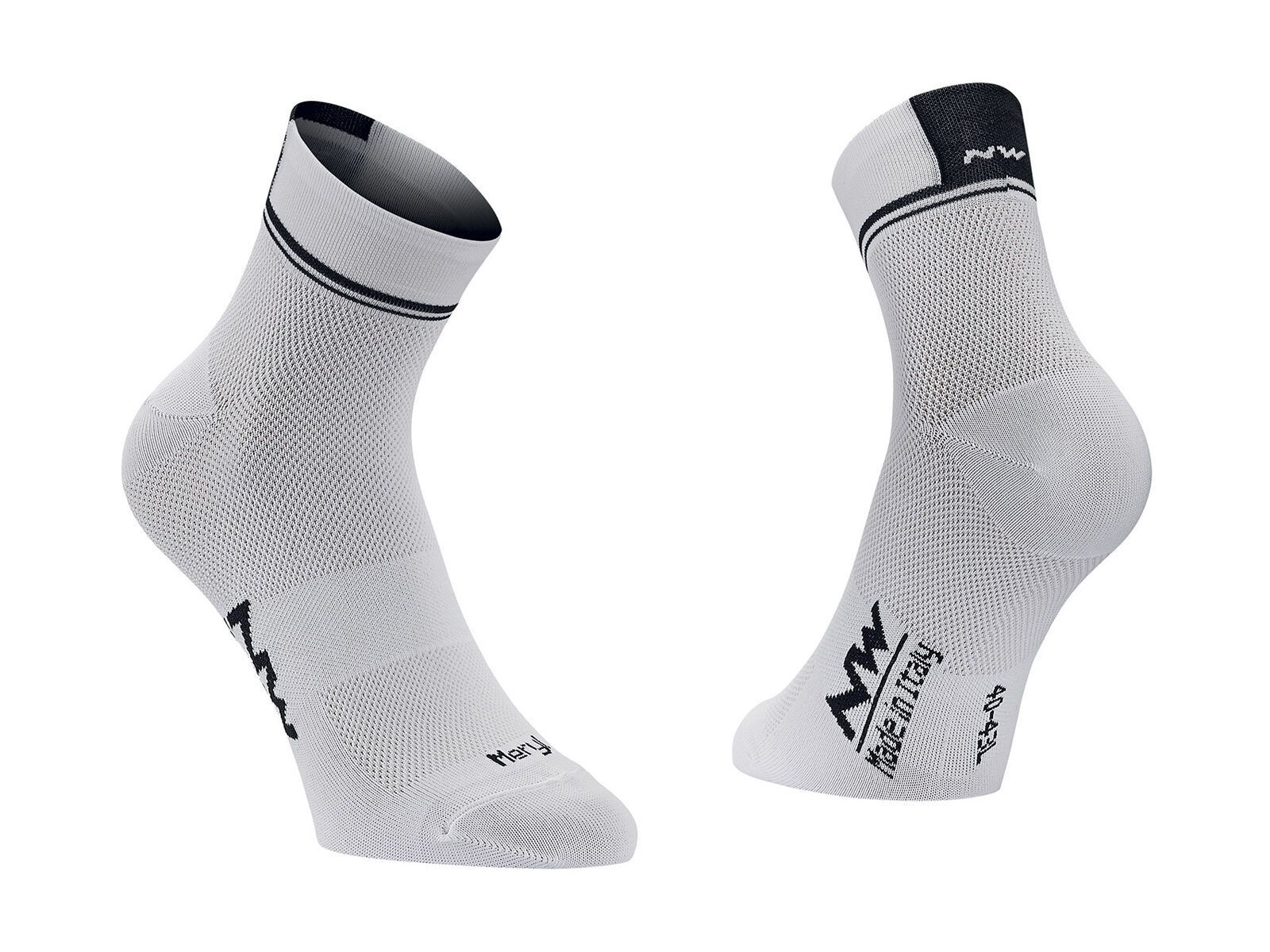Northwave Logo 2 Socks, white/black - Bild 1