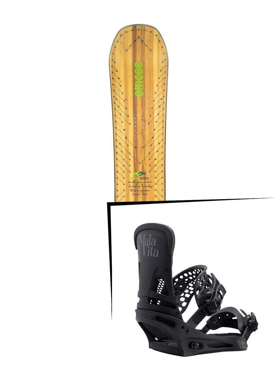 Set: BuddyBuddy Emcee Flex 3 2017 + Burton Malavita (1712843S) - Bild 1