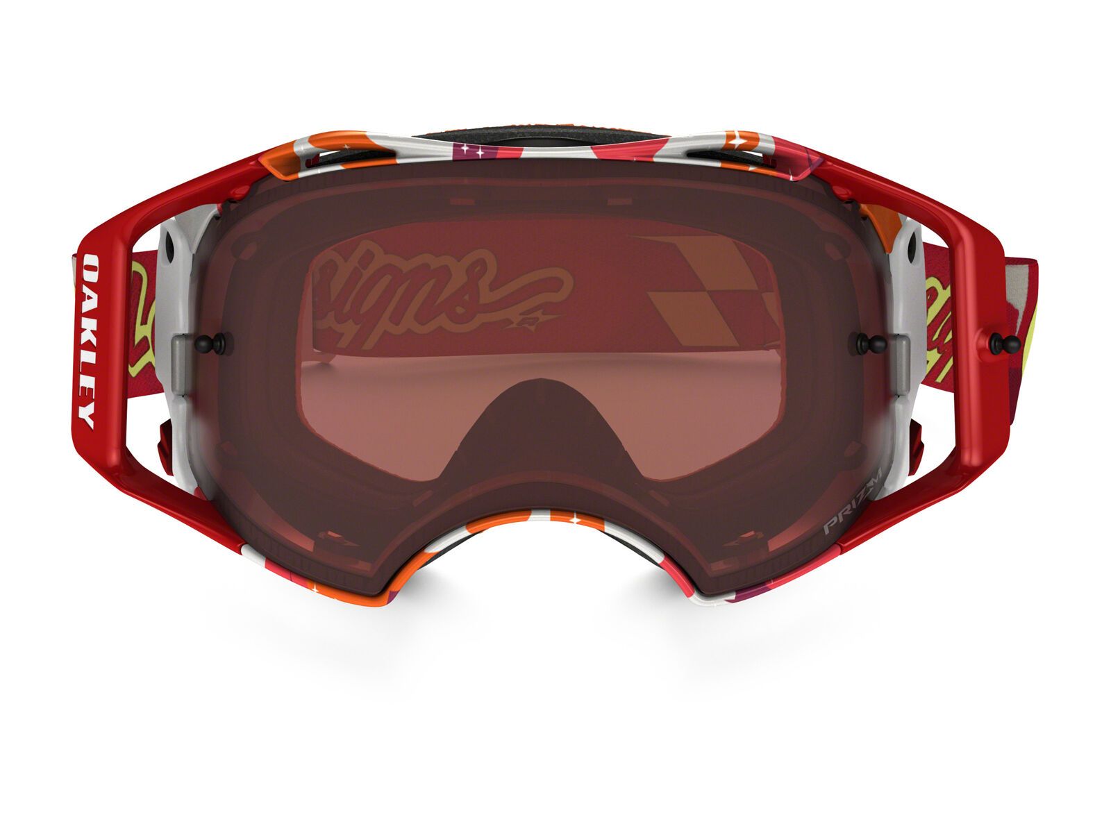 Oakley Airbrake MX Prizm Troy Lee, splinter orange/Lens: prizm mx bronze - Bild 3