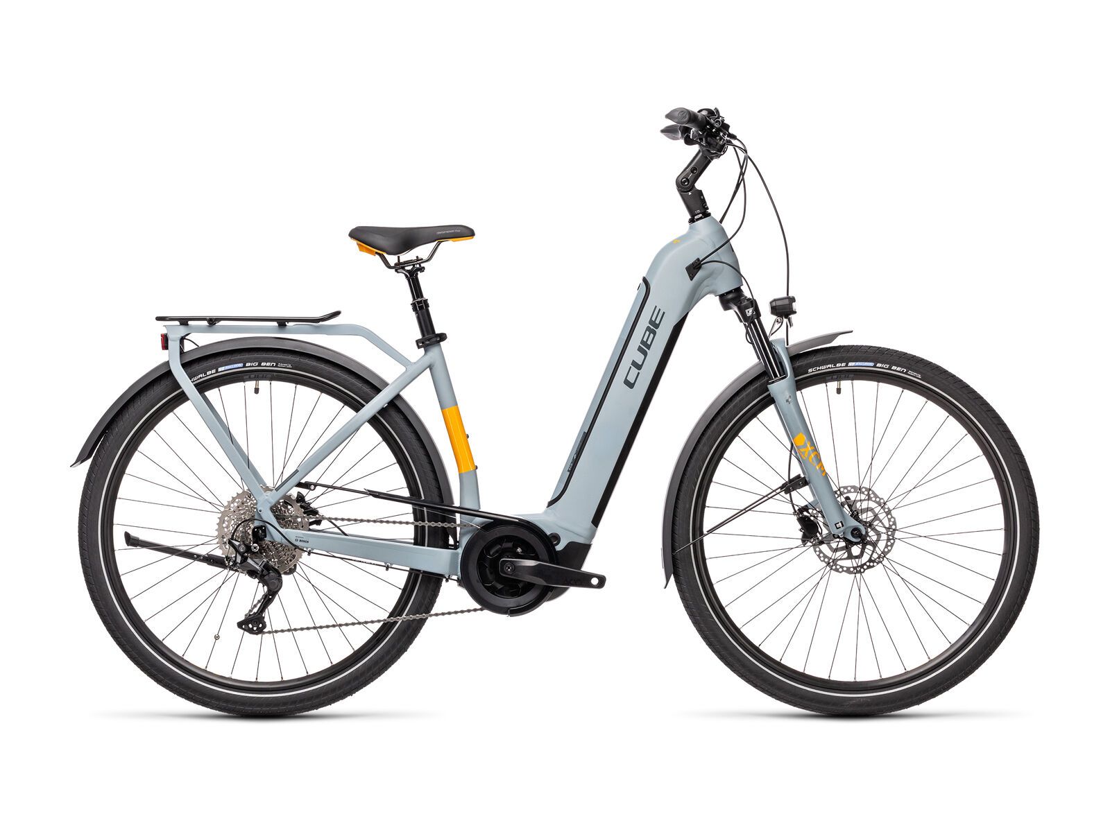 Cube Touring Hybrid Pro 500 Easy Entry, grey´n´orange - Bild 1