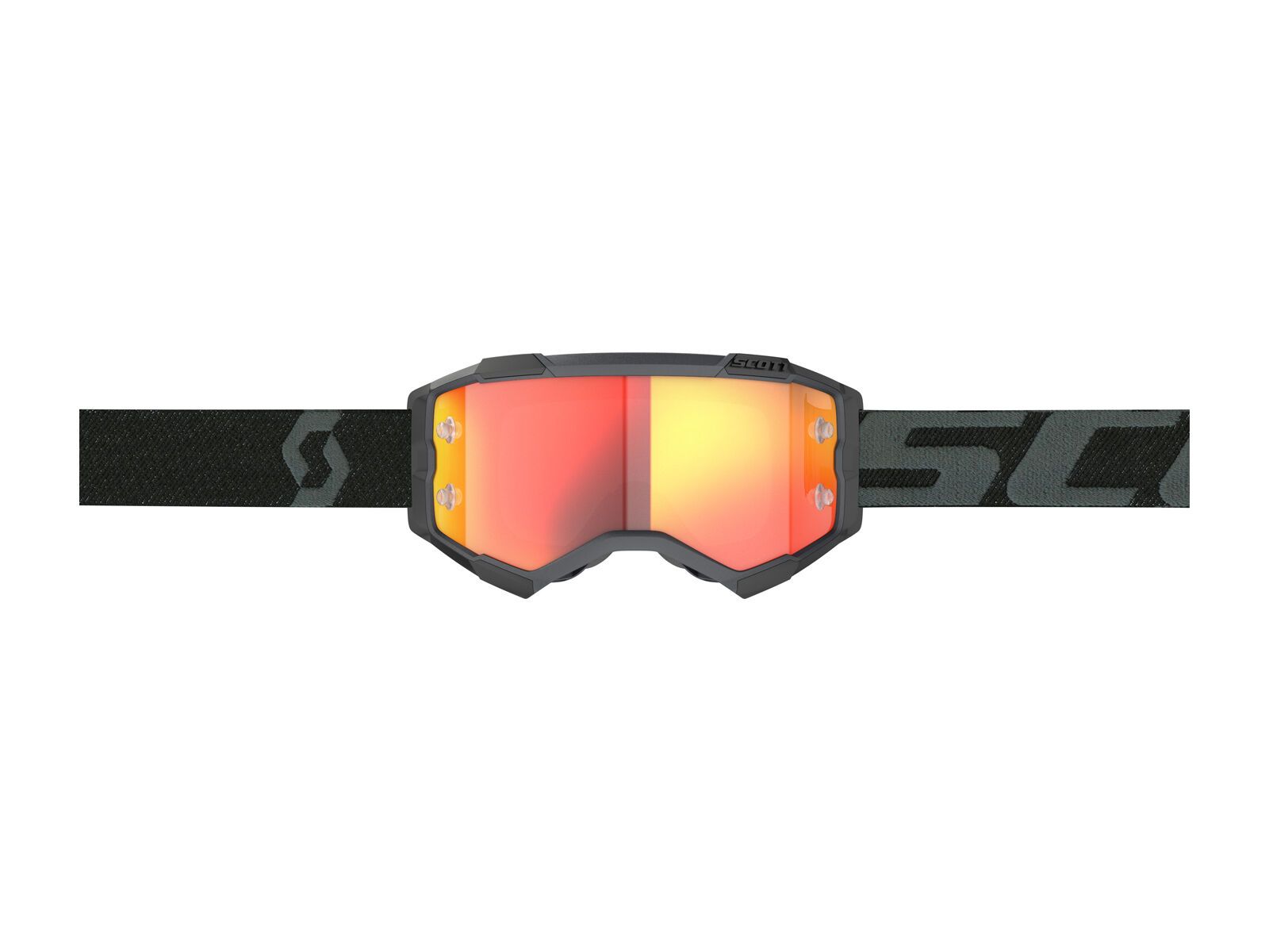Scott Fury Goggle Orange Chrome Works, black - Bild 2